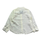 Saint Barth Camicia Tinta Unita con Stampa per Bambino 00814LL GIALLO SAINT BARTH 
