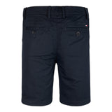 Tommy Hilfiger Bermuda Tinta Unita con Girovita Regolabile per Bambino KB0KB09641X BLU TOMMY HILFIGER 
