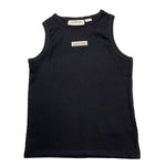Calvin Klein Canotta Tinta Unita Giromanica con Stampa per Bambina IG0IG02871 NERO CALVIN KLEIN 