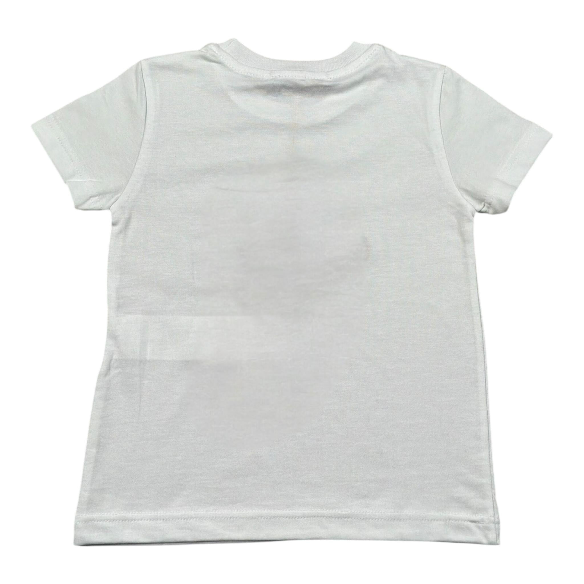 Manuel Ritz T-Shirt Girocollo Tinta Unita con Stampa per Neonato MR3107NX BIANCO MANUEL RITZ 