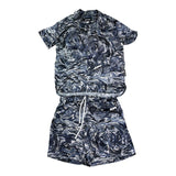 Just Cavalli Completo 2 Pezzi Camicia-Bermuda per Bambino JBP26168CE BLU JUST CAVALLI 