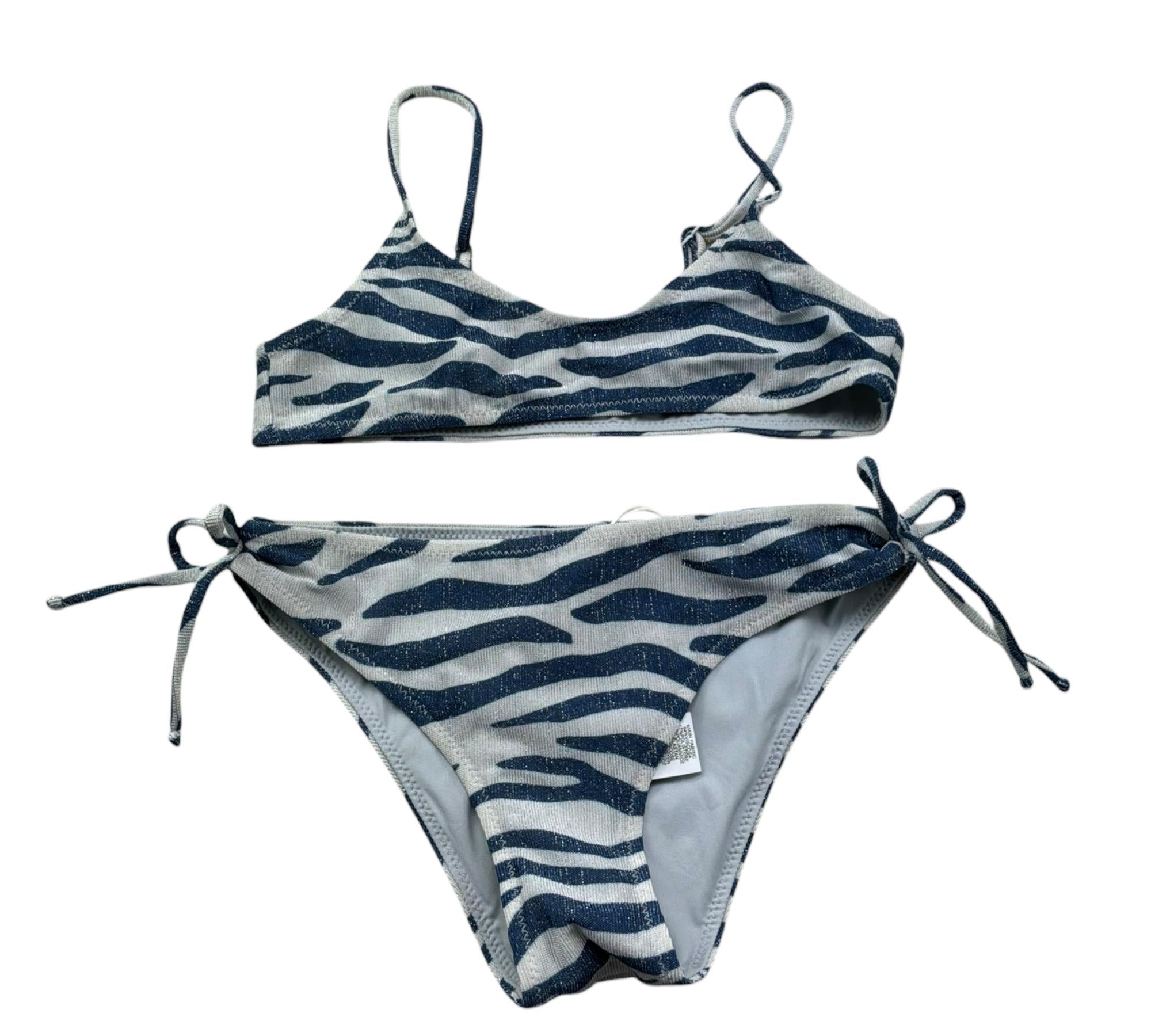 Saint Barth Costume 2 Pezzi Fascia-Mutandina per Bambina PALOMAA BLU SAINT BARTH 