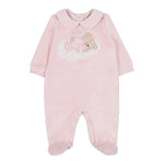 NANAN tutina tinta unita con stampa Rosa per Neonata AI2400101R ROSA NANAN 