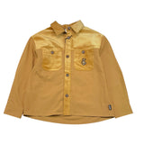 MOSCHINO camicia tinta unita con bottoni Cammello per Bambino HUC01P CAMMELLO MOSCHINO 