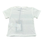 Please T-Shirt Tinta Unita con Stampa per Neonato MB00030B71 BIANCO PLEASE 