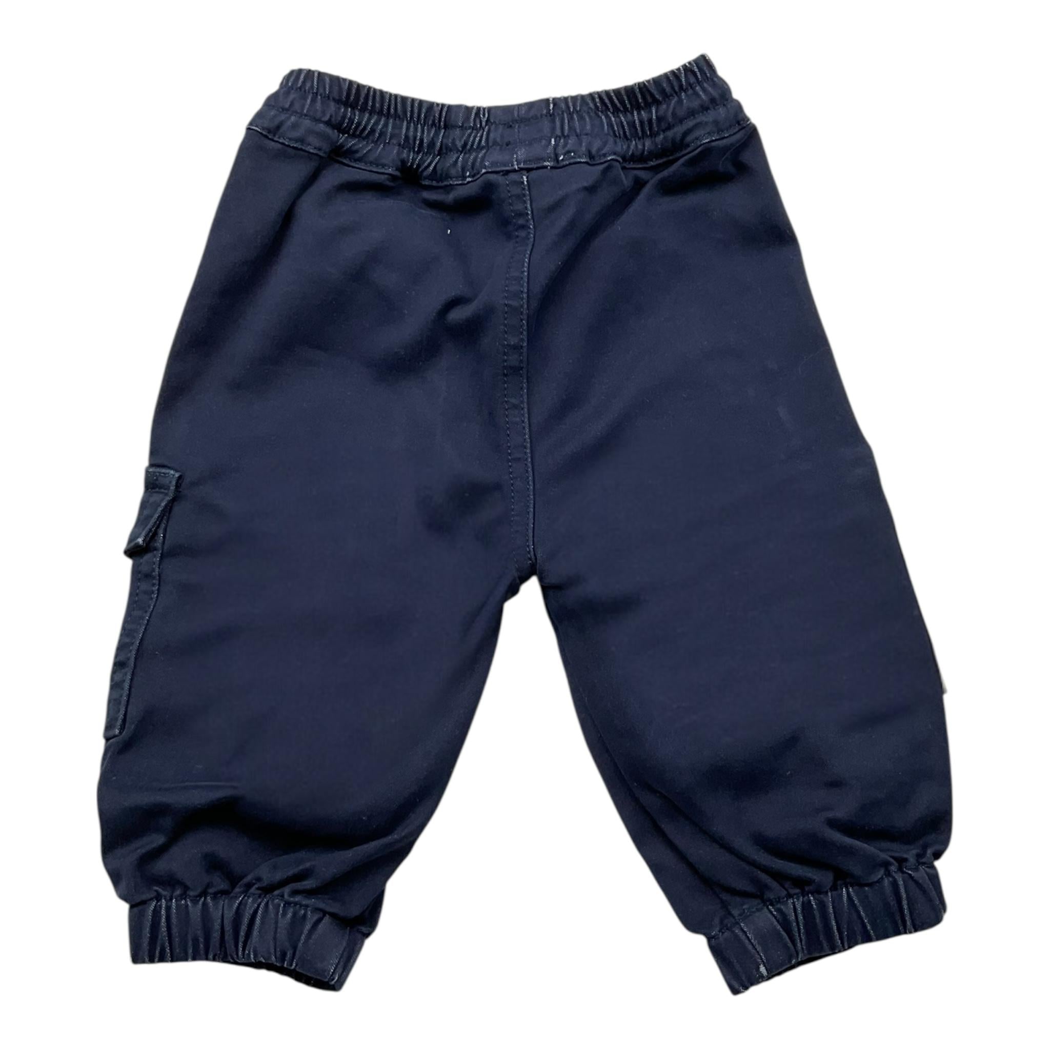 ICEBERG pantalone tinta unita con elastico in vita Blu per Neonato PTICE5301BNX BLU ICEBERG 