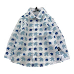 Daniele Alessandrini Camicia Tinta Unita con Stampa per Neonata 1295C00177 BIANCO DANIELE ALESSANDRINI 