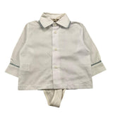 LA STUPENDERIA camicia body tinta unita manica lunga Bianco per Neonato CCCM51 BIANCO LA STUPENDERIA 