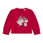 Mayoral Shirt Girocollo Tinta Unita con Stampa per Neonata 1015 ROSSO MAYORAL 