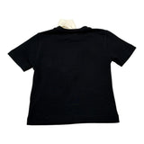 Elisabetta Franchi T-Shirt Girocollo Tinta Unita con Stampa per Neonata EGTS082 NERO ELISABETTA FRANCHI 