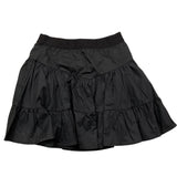 Aniye By Girl Einfarbiger Rock mit elastischer Taille in Schwarz für Mädchen