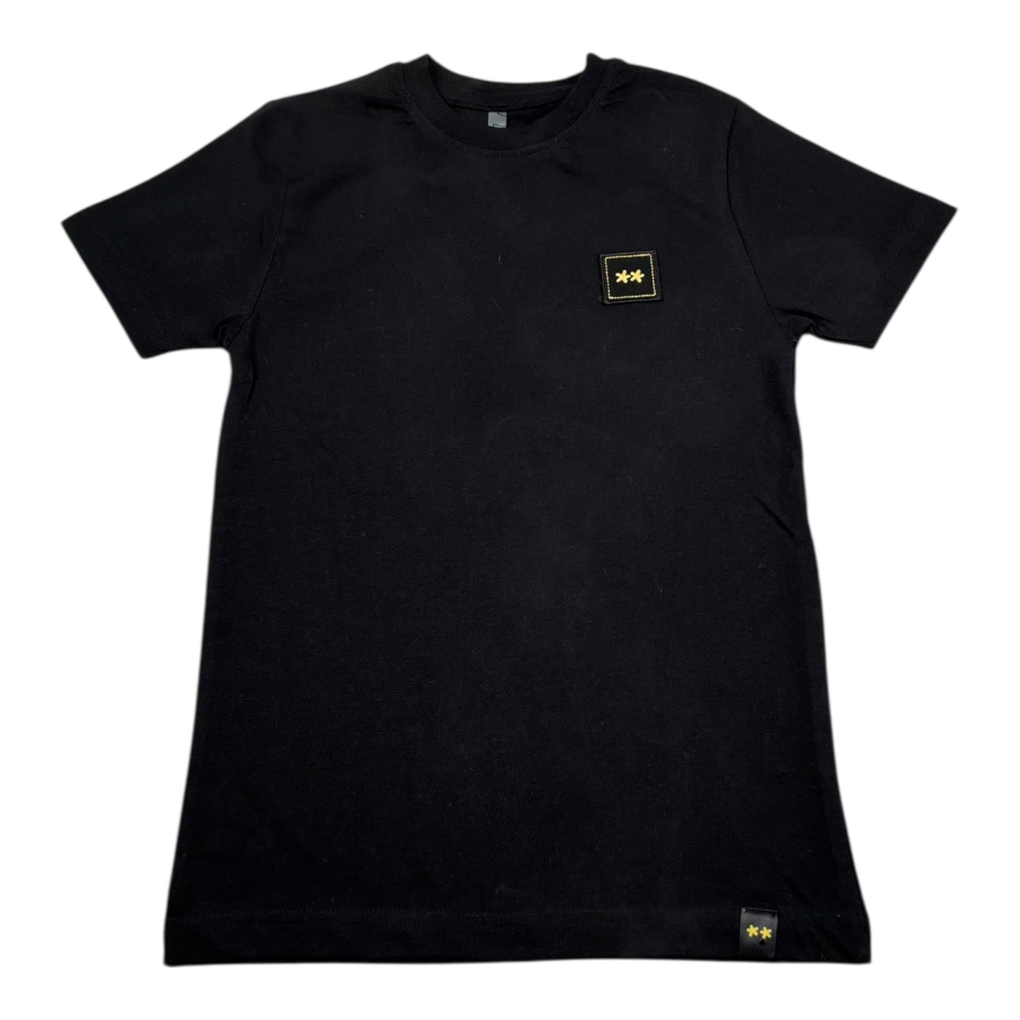 F**K T-Shirt Girocollo Tinta Unita con Stampa per Bambino FJ234111NR NERO F**K 