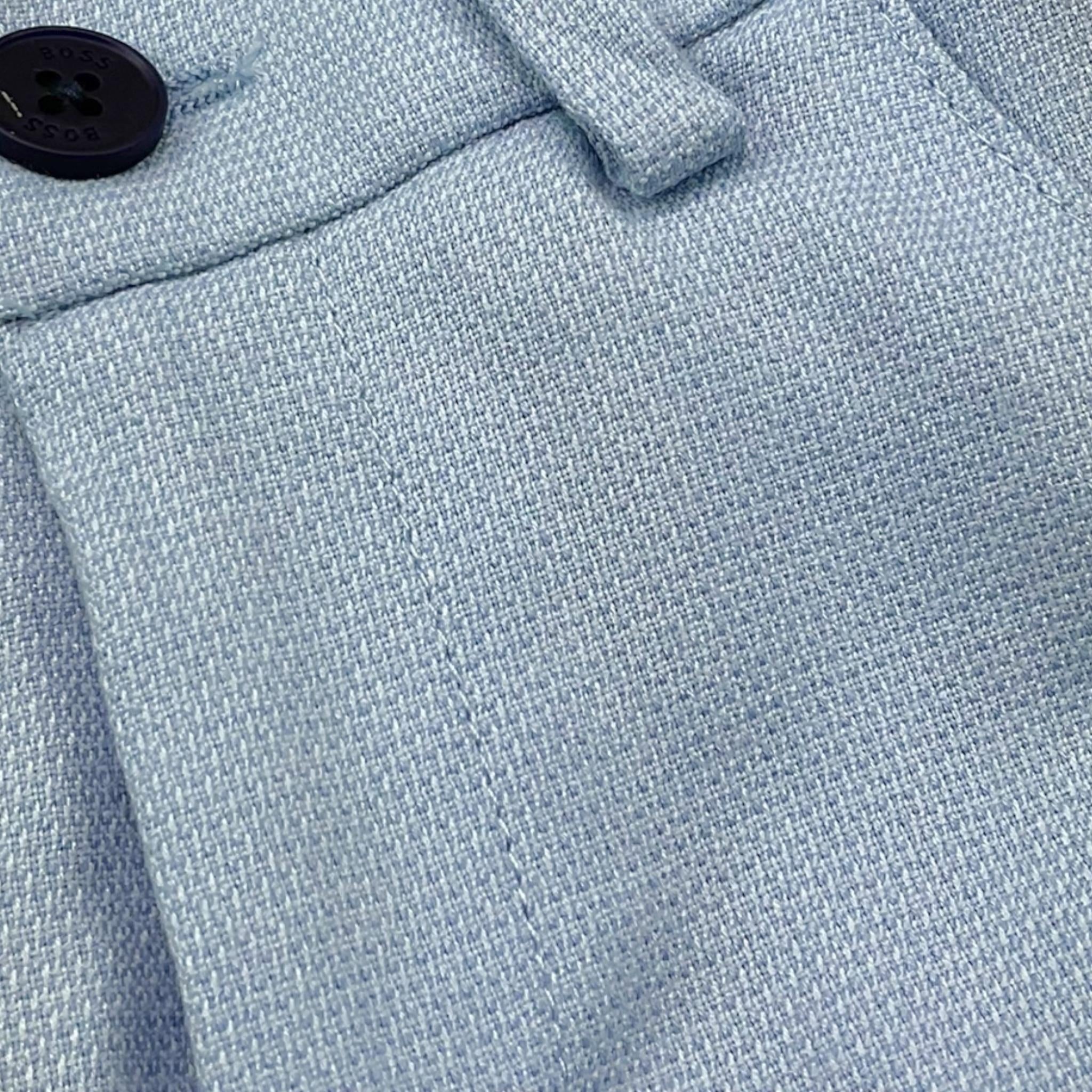 Boss Pantalone Tinta Unita con Elastico In Vita per Neonato J52078 AZZURRO BOSS 