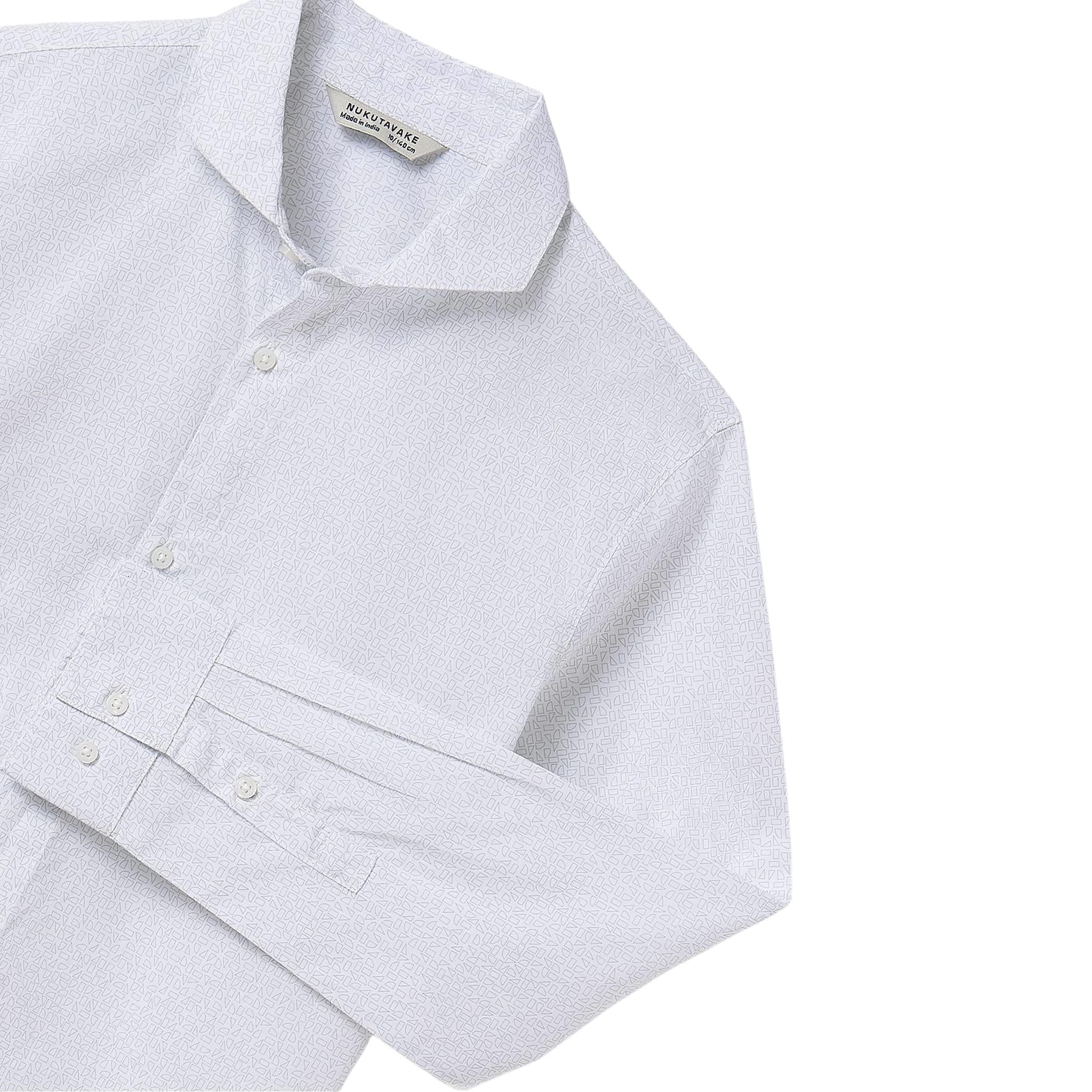 Mayoral Camicia Manica Lunga tinta unita Bianco/Verde per Bambino 6142 BIANCO/VERDE MAYORAL 