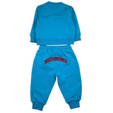 John Richmond Completo 2 Pezzi Felpa-Pantalone Tinta Unita per Neonato RIP26136CF AZZURRO JOHN RICHMOND 