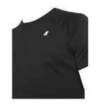 K-Way T-Shirt Girocollo Tinta Unita con Stampa per Bambino K0074Q0 NERO K-WAY 