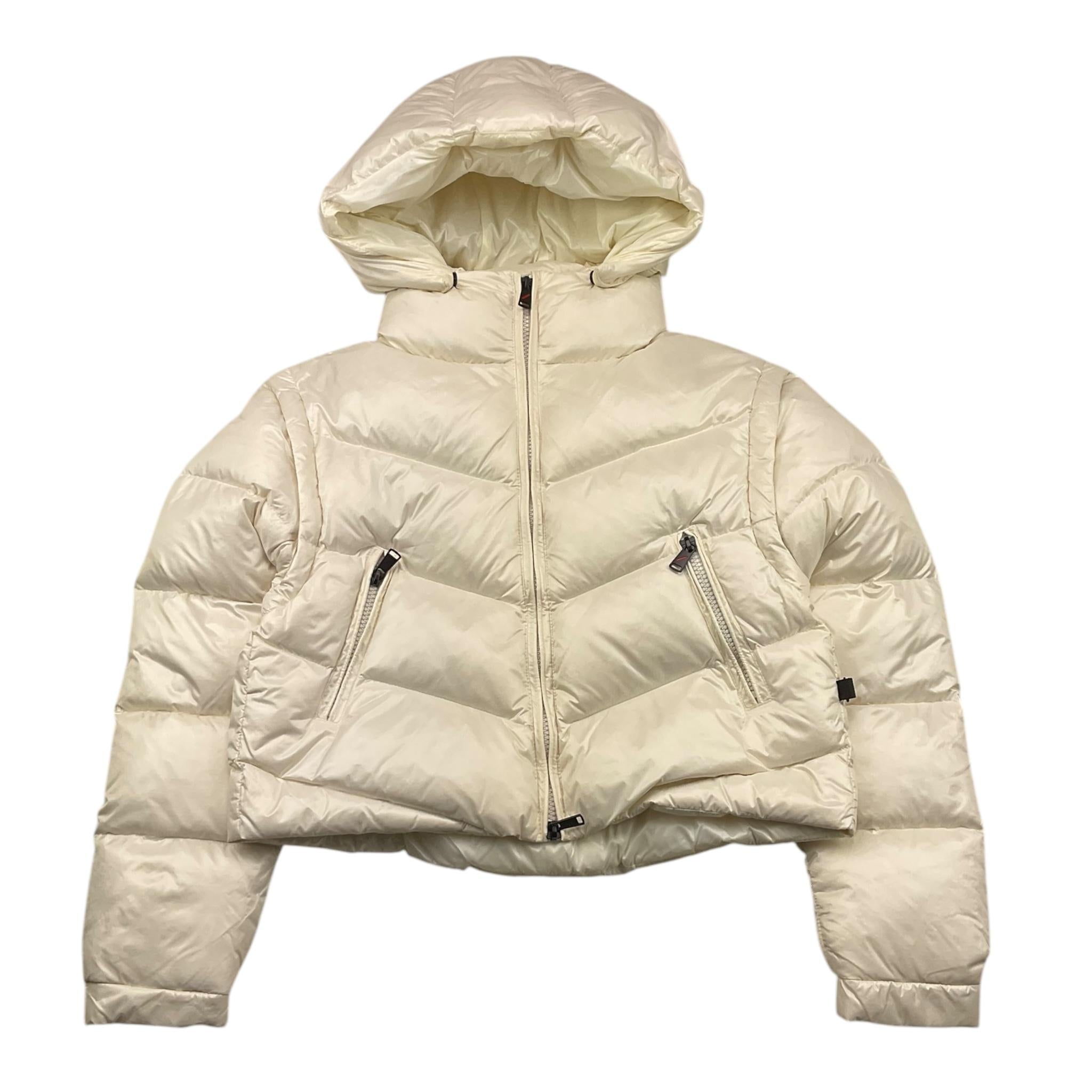 AFTER LABEL giubbino tinta unita con cappuccio e maniche rimovibili Panna per Bambina 3441OY00008 PANNA AFTER LABEL 