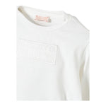 ELISABETTA FRANCHI shirt girocollo tinta unita con stampa Bianco per Bambina EFTS224XX BIANCO ELISABETTA FRANCHI 