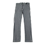 Manuel & Frank Pantalone Tinta Unita con Stampa A Righe per Bambino MF1192R BLU MANUEL & FRANK 