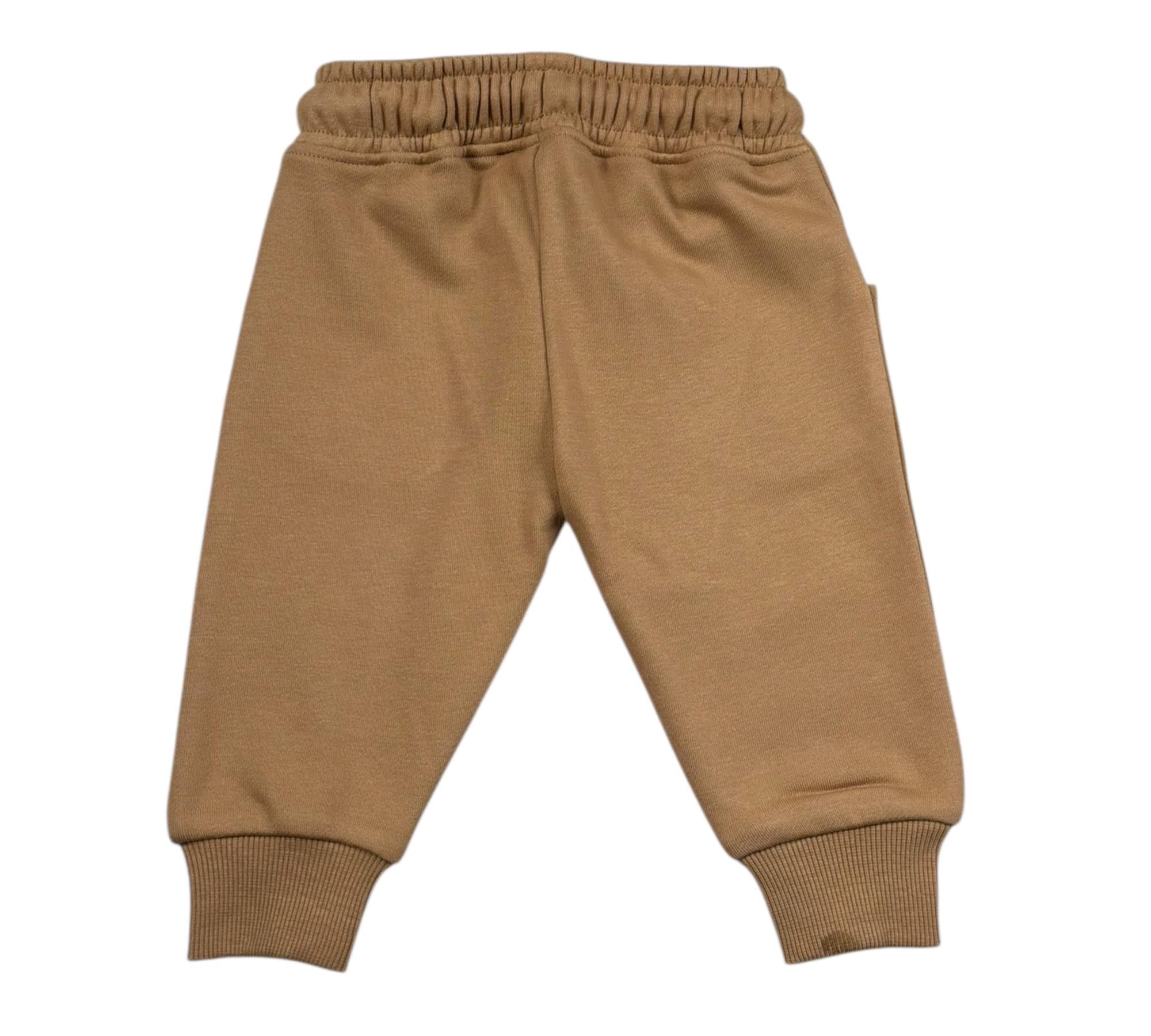 John Richmond Pantalone Tuta Tinta Unita con Logo per Neonato RIP26003PA MARRONE JOHN RICHMOND 