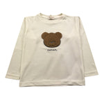 NANAN shirt girocollo tinta unita con orso Panna per Bambino I2308536PJ PANNA NANAN 