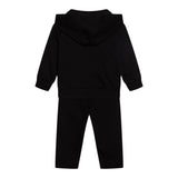 MOSCHINO completo 2 pezzi felpa-pantalone tinta unita Nero per Neonato MUK04YNX NERO MOSCHINO 