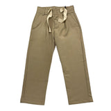 Cesare Paciotti Schlichte Hose mit verstellbarer Taille Beige für Jungen