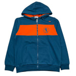 BiKKEMBERGS felpa con zip e cappuccio tinta unita Blu per Bambino BK2754 BLU BiKKEMBERGS 