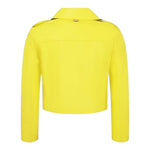 Twinset Giubbino In Ecopelle Tinta Unita con Zip per Bambina 251GJ2561 GIALLO TWINSET 