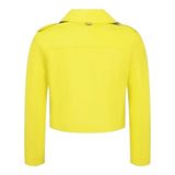 Twinset Giubbino In Ecopelle Tinta Unita con Zip per Bambina 251GJ2561 GIALLO TWINSET 