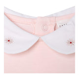 CARRE'MENT BEAU shirt tinta unita con colletto in contrasto Rosa per Neonata Y05301 ROSA CARRE'MENT BEAU 