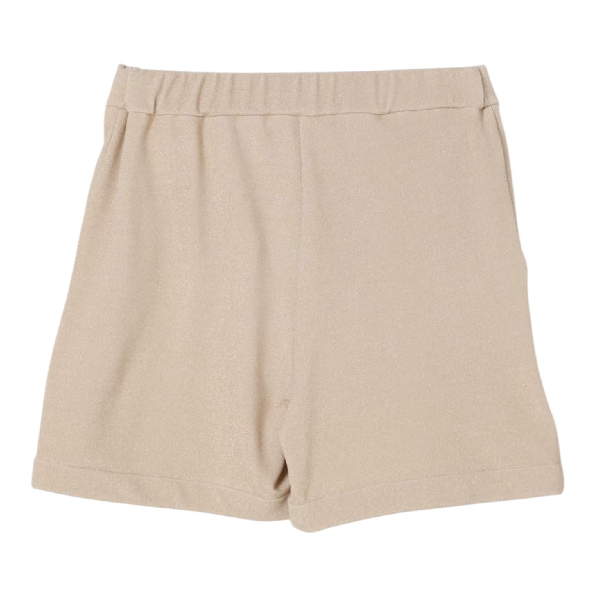 Balmain Short Tinta Unita con Finti Bottoni per Bambina BW6C89 ORO BALMAIN 