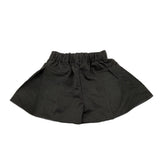 Bamboom+Babies Einfarbige Shorts mit elastischem Bund in Schwarz für Neugeborene Baby Mädchen