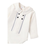 MINI BANDA camicia tinta unita modello body Bianco per Neonato 3A600 BIANCO MINI BANDA 