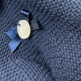 VALENTINA BEBES coprispalle tinta unita con bottoni Blu per Neonata HOW58 BLU VALENTINA BEBES 