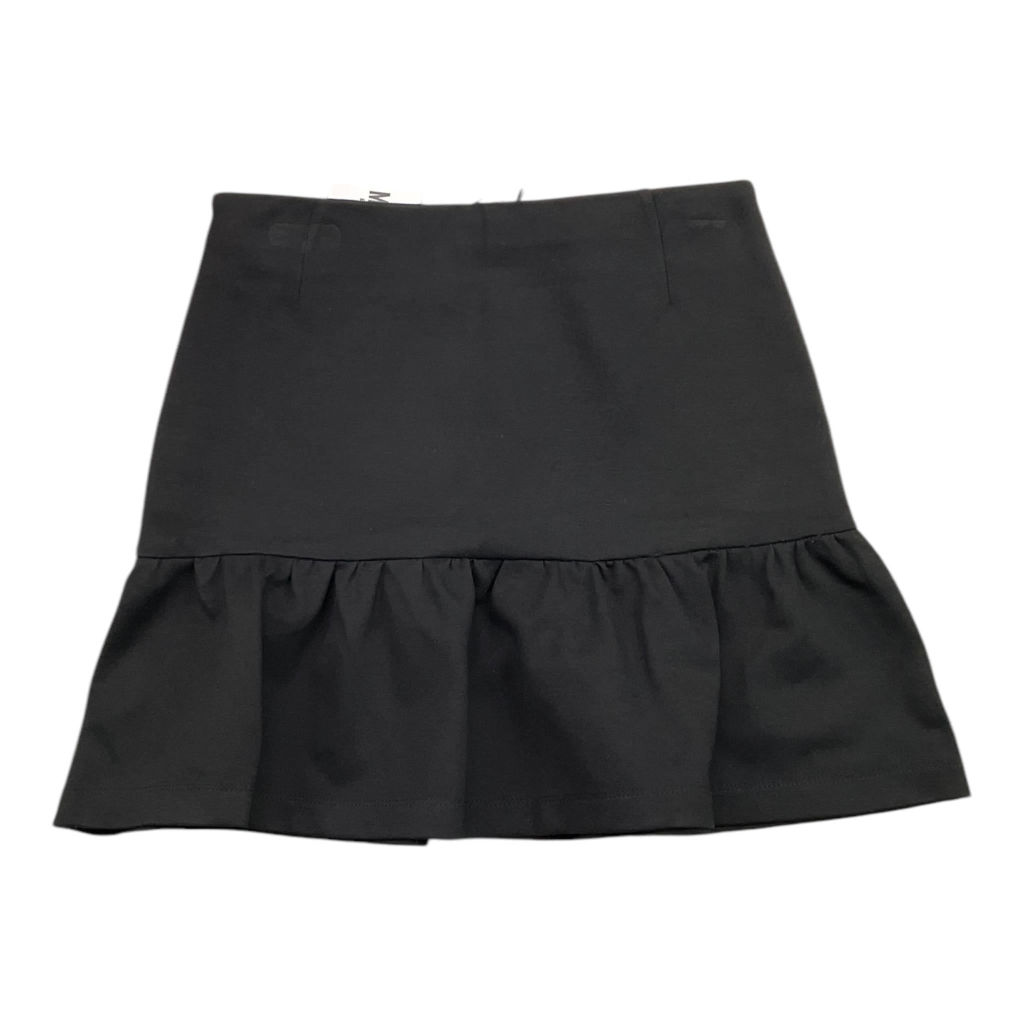 MOSCHINO gonna tinta unita con logo Nero per Bambina HDJ03W NERO MOSCHINO 