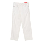 Diesel Jeans Tinta Unita Modello Palazzo per Bambina J019233 BIANCO DIESEL 