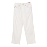 Diesel Jeans Tinta Unita Modello Palazzo per Bambina J019233 BIANCO DIESEL 