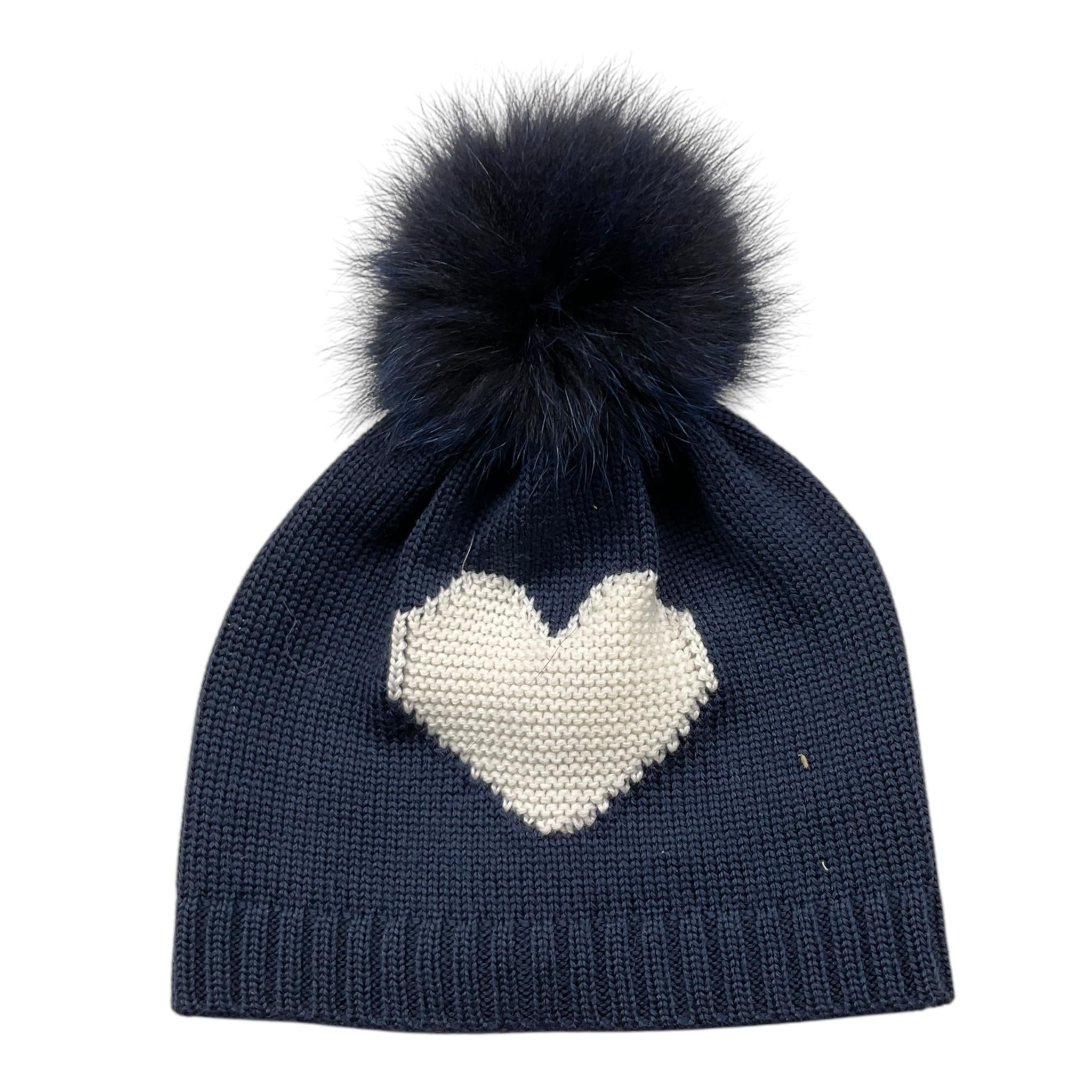 BABY LORD cappello tinta unita con stampa Blu per Bambina 637 BLU BABY LORD 