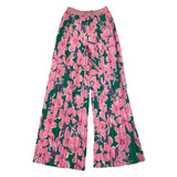 Coconudina Palazzo-Hose mit Blumenmuster, Rosa/Grün, für Mädchen