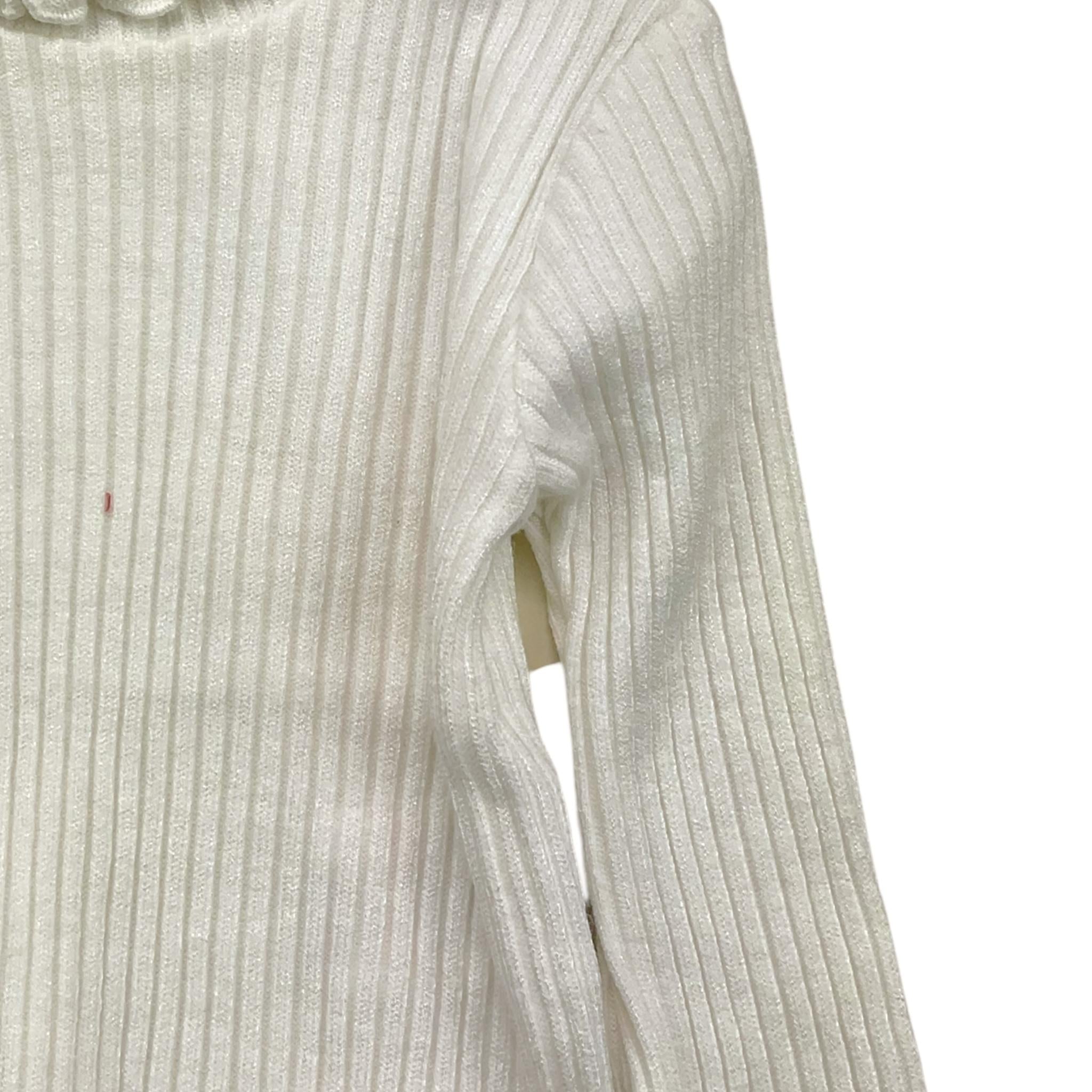 NANAN maglia modello lupetto tinta unita a costine Bianco per Neonata I2455612B BIANCO NANAN 