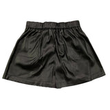 LIU JO short tinta unita con elastico in vita Nero per Bambina KF4012JXXX NERO LIU JO 