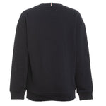 TOMMY HILFIGER felpa girocollo tinta unita con logo Blu per Bambino KB0KB09192X BLU TOMMY HILFIGER 
