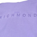 John Richmond Felpa Tinta Unita con Cappuccio E Stampa per Bambina RGP26006FE LILLA JOHN RICHMOND 