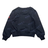 Most Los Angeles Crewneck Sweatshirt Einfarbig Logo Blau Für Neugeborene