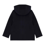 EMPORIO ARMANI cappotto tinta unita con zip e cappuccio Blu per Bambino 6L4BL0 BLU EMPORIO ARMANI 