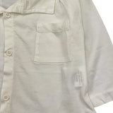 Aventiquattrore Langarm-Shirt in Unifarbe mit Tasche in Creme für Babys