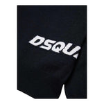 DSQUARED2 maglia tinta unita girocollo con stampa Nero per Bambino DQ2453X NERO DSQUARED2 