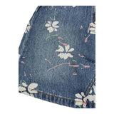 Ermanno Scervino Einfarbiger Jeansrock mit verstellbarer Taille Blau für Mädchen