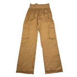 Manila Grace Plain Palazzo Pants Camel für Mädchen